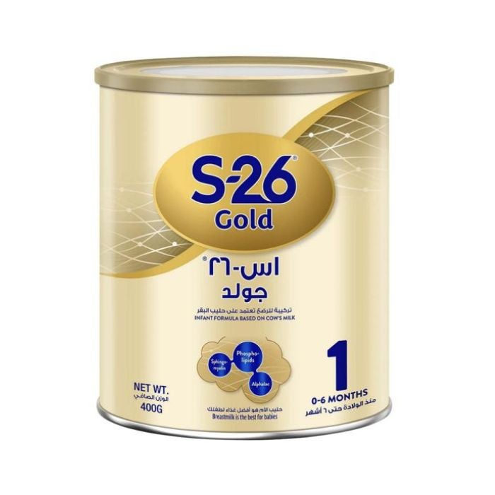 إس-26 جولد 1 حليب للرضع من الولادة إلى 6 أشهر - 400 جم